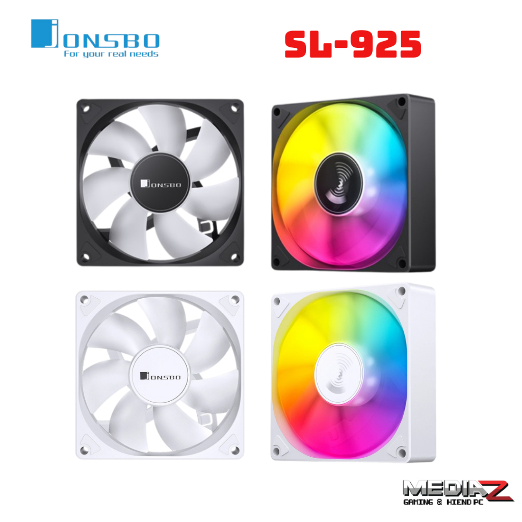 ส่งทันที+โค้ดลด พัดลม 92mm Jonsbo ARGB  Fan Jonsbo sl-925b argb 9cm