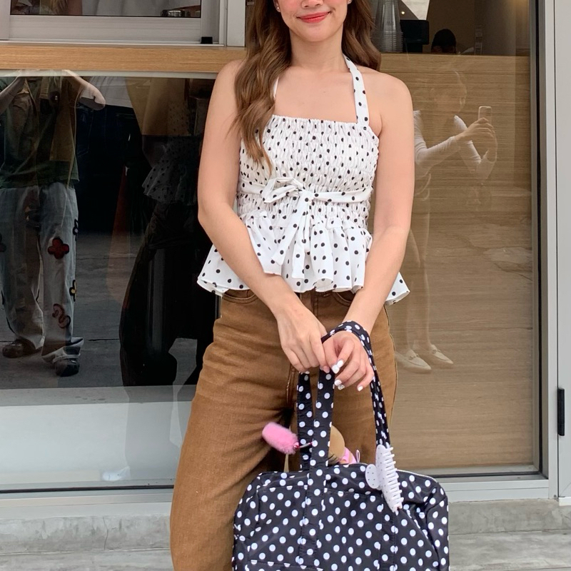 Cutie.Colors Penny Polka Dots เสื้อคล้องคอลายจุด