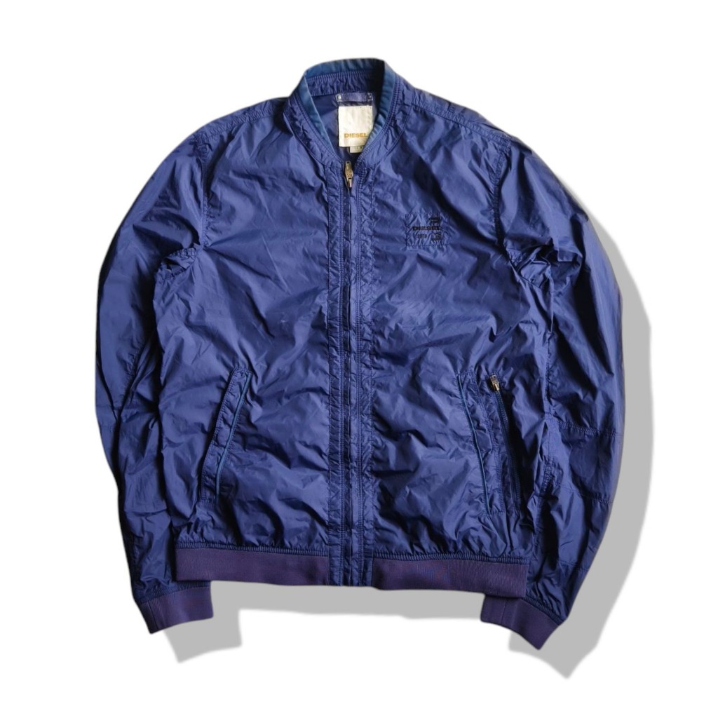 Diesel Navy Blues Bomber Jacket รอบอก 42”