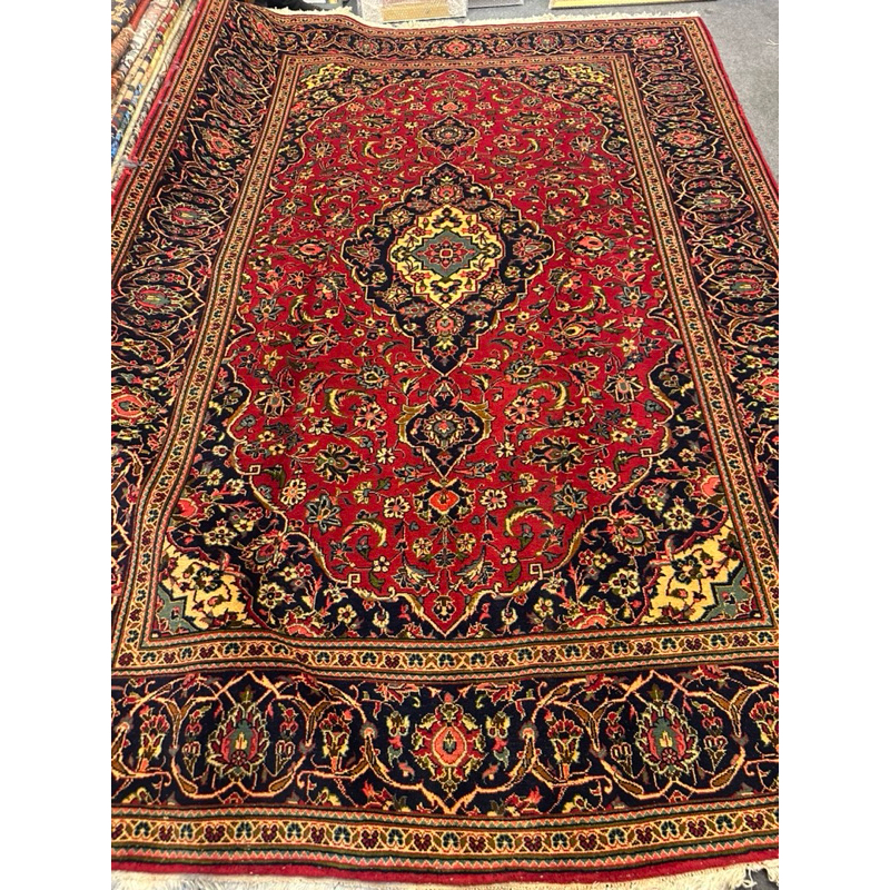 Premium Handmade Persian Kashan Rug – 2x3m Wool on Cotton, Double Knot, Made in Iran