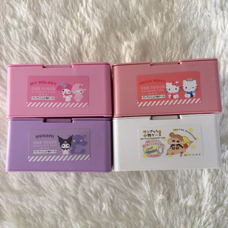 กล่องกด ซานริโอ้ มายเม Mymelody คุโรมิ คิตตี้ ชินจัง เคอบี้ ชินนา โปเชโกะ Sanrio ใส่ของ ของใช้