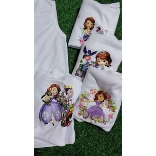 เสื้อกล้ามเด็กหญิง เสื้อซับใน 1แพ็ค5 ตัว น้อง 2 ปี-10 ปี พร้อมส่ง เสื้อกล้ามยาวเด็กหญิง ลายการ์ตูน 5ตัว