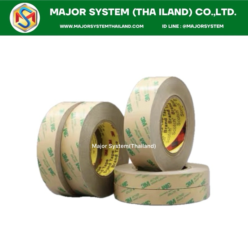 3M 467MP Adhesive Transfer Tape เทปเยื่อกาวสองหน้า เทปกาวสองหน้าแบบบาง