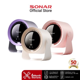 FLYBIRD พัดลมพกพา พัดลมตั้งโต๊ะ รุ่น NS-22 แบตเตอรี่ 4000mAh…