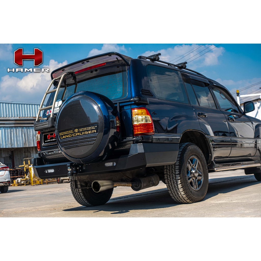 HAMER4x4 กันชนท้าย รุ่น KING-SERIES ของรถ TOYOTA LAND CRUISER VX100 FOR TOYOTA LAND CRUISER VX100