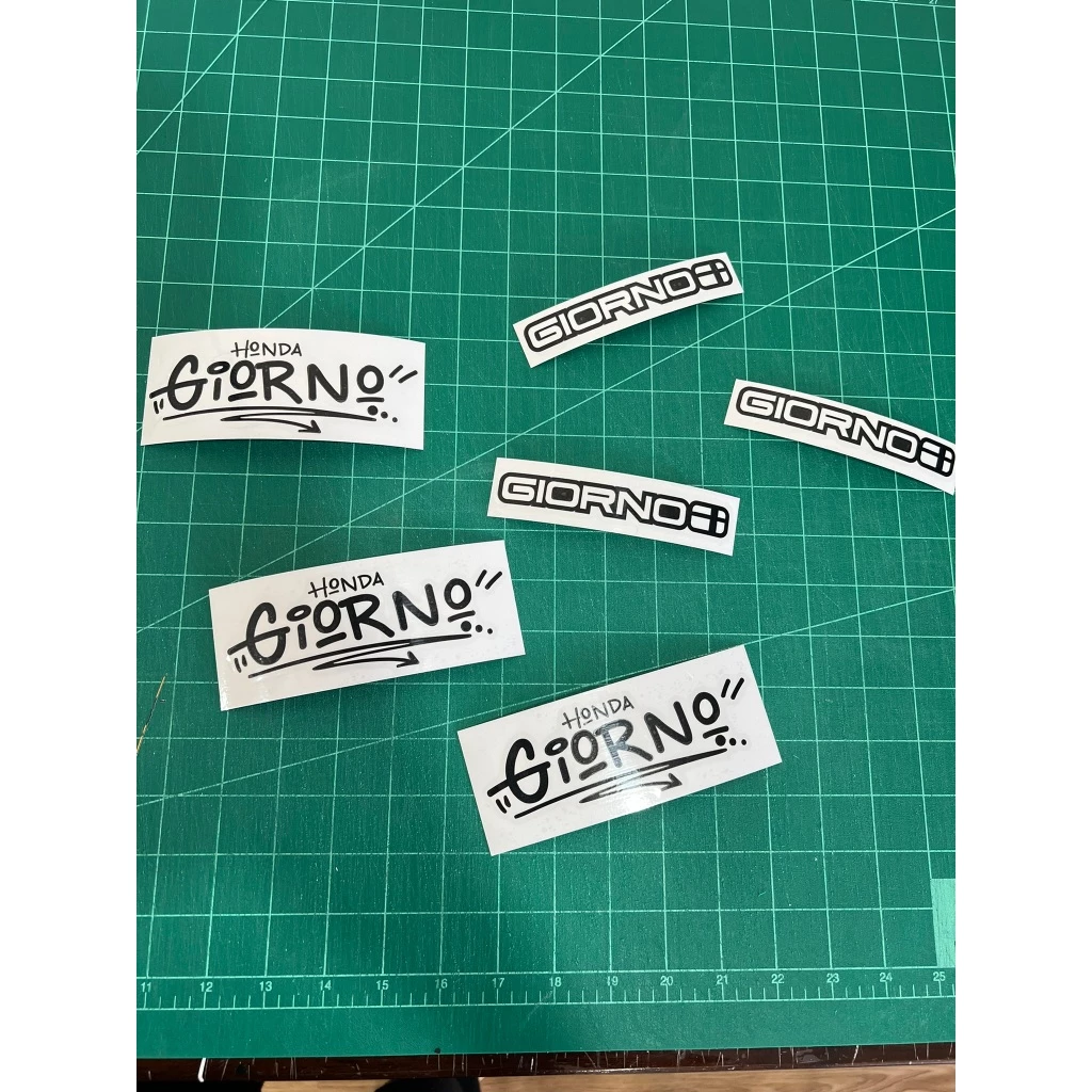 สติกเกอร์แต่งรถ GIORNO สติกเกอร์ PVC กันน้ำ thumbnail 3