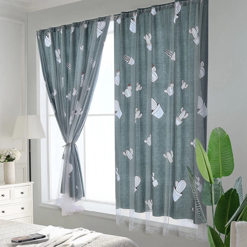 แนะนำ ผ้าม่าน ผ้าม่าน2ชั้น ใช้ตีนตุ๊กแก ม่านหน้าต่าง ประตู ทึบ+โปร่งในผืนเดียว แถมอุปกรณ์ติดตั้ง+สายรัด ราคาพิเศษ มีเก็บเงินปลายทาง