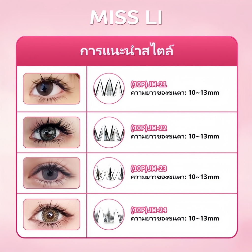 ขนตาปลอมแบบมีกาวในตัว 10 คู่ แพ็คละ 100 เส้น 1 แพ็คใหม่ ขนตาปลอมแบบกาวในตัวยาวๆหนาๆ มีแหนบแถมมาในกล่อง 143 รูปที่ 3