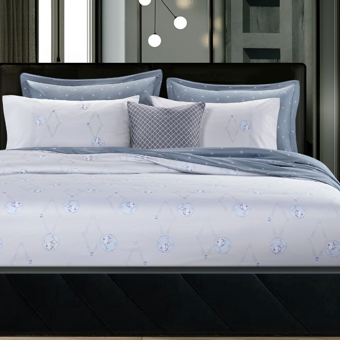 SANTAS ชุดเครื่องนอน ดีไซน์ TWINKLE  ขนาด 6 ฟุต ทอ 450 เส้นด้าย MODAL