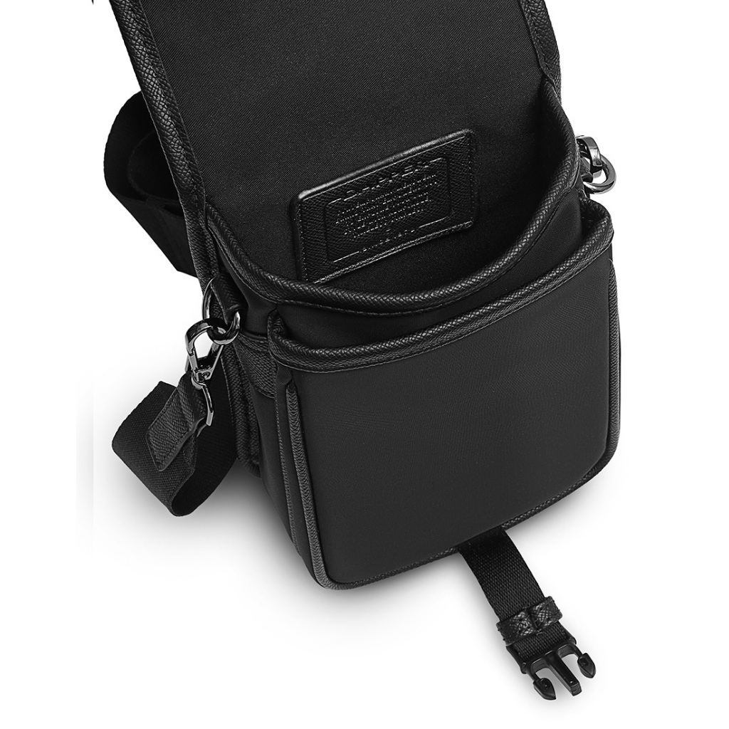 DAPPER กระเป๋าสะพายข้าง Nylon Crossbody Bag + Mini Pouch สีดำ (BY7/BK/1027PN)