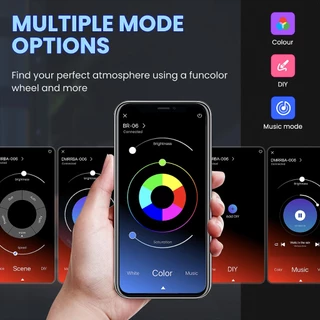 ไฟเส้นLED นีออนแถบแสง APP+รีโมทคอนโทรล Neon Strip Light เครื่องหมายนีออนของ ไฟบ้านได้เลย กันน้ำทนทาน