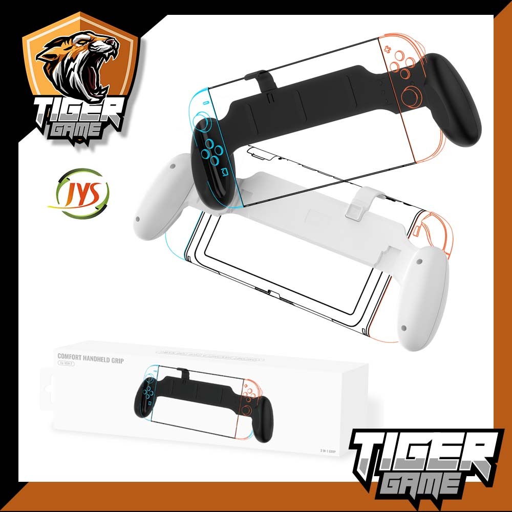 JYS Handle Grip for Nintendo Switch 2 / Gen 1-2 / OLED (JYS-NS2297)(Grip Joy-con)(JYS Controller Grip)(จอย Grip Switch)