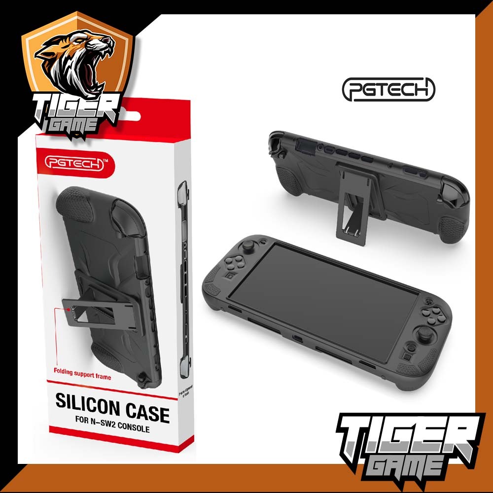 PGTECH เคสซิลิโคน Nintendo Switch 2 ใส่ dock ไม่ได้ (Silicone Nintendo Switch 2)(เคส switch 2)(ซิลิโคน switch 2)(GP-366)