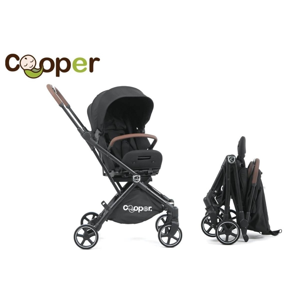 New Cooper รถเข็นเด็ก เข็นได้2ด้าน หมุนได้360องศา รถเข็นเด็กพับได้ รุ่นSpin ล้อมีโช๊ค รับประกันศูนย์ - รูปที่ 5