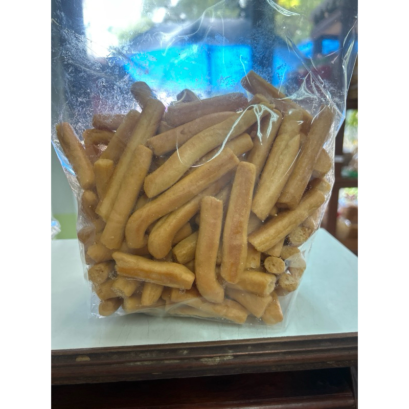 ขนมขาไก่แบบหนักกลมกล่อมหอมมันเค็มมันเนยสดรสชาติดีกินแล้วหยุดไม่ได้ขนาดปริทาณ350 กรัม
