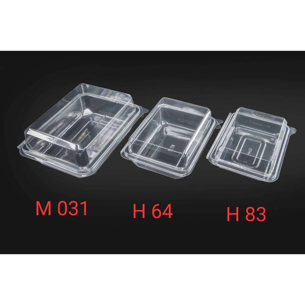กล่องพลาสติกใส PET -H64 (E20)/M031/H83(E83)