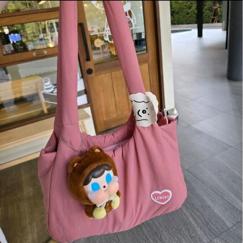 พร้อมส่ง Umi bag กระเป๋าสะพายงานตัดของร้านมีซิปปิด สะพายสบายไหล่