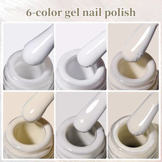 XEIJAYI สีทาเล็บเจล Moonlight White Series High Saturation ขนาด 15ml สินค้าพร้อมส่ง