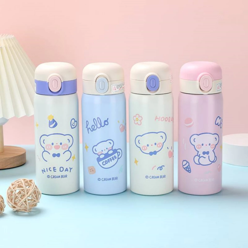 กระบอกน้ำเก็บอุณหภูมิ สามารถใส่ได้ทั้งร้อนและเย็น ขนาด 450ml Q
