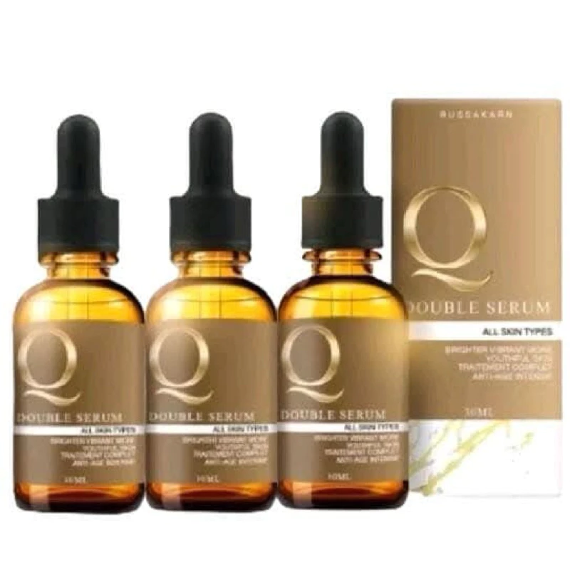 เซรั่มคิว Q Double Serum  1 กล่อง 30ml. สกินแคร์  ฝ้า กระ จุดด่างดำ บำรุงผิวหน้า thumbnail 5