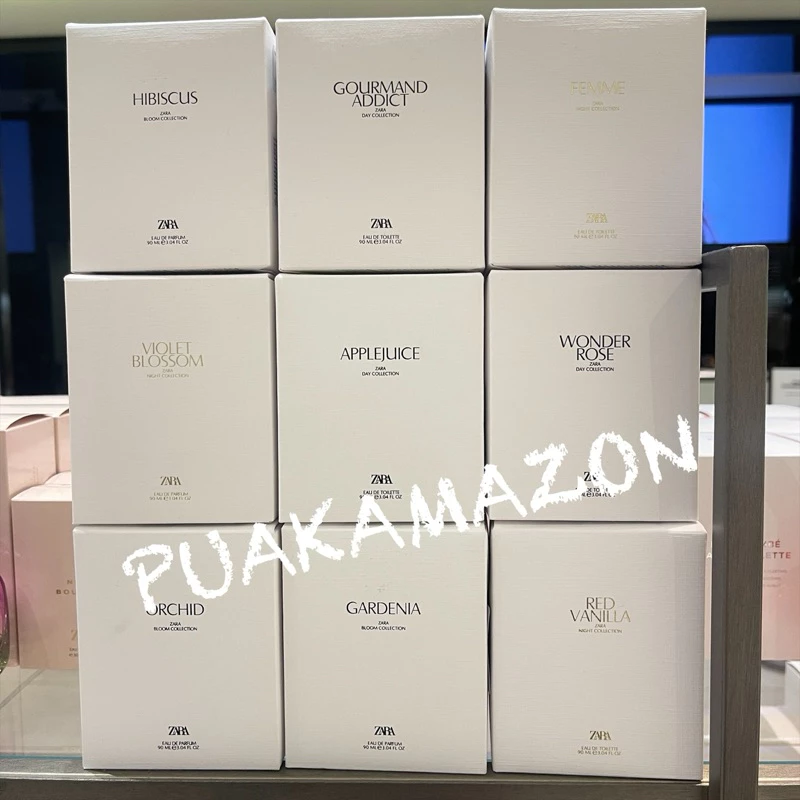 zara น้ำหอม ขนาด 90 มล. ซาร่า ผู้หญิง wonder rose, red vanilla, orchid, peony, violet blossom, gold, gardenia, tuberose