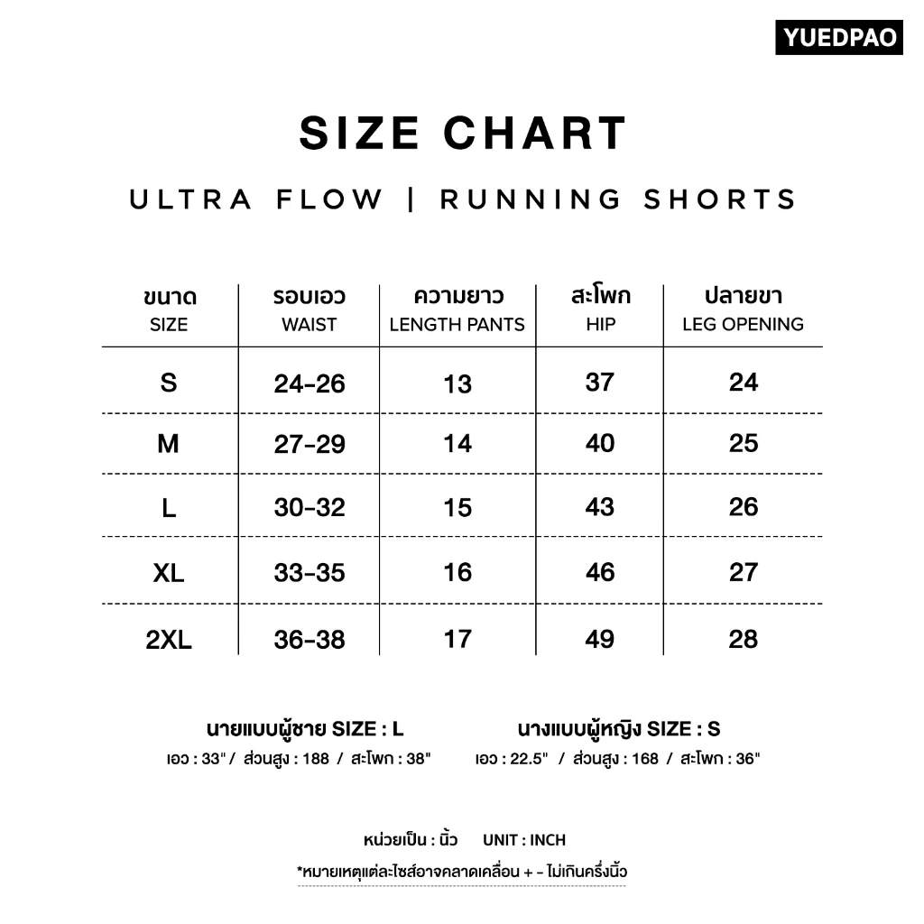 Yuedpao Sportswear - Running Shorts 2025 กางเกงออกกำลังกายขาสั้น กางเกงวิ่ง 2in1 มีซับใน พร้อมกระเป๋าด้านข้าง (5 สี) thumbnail 6