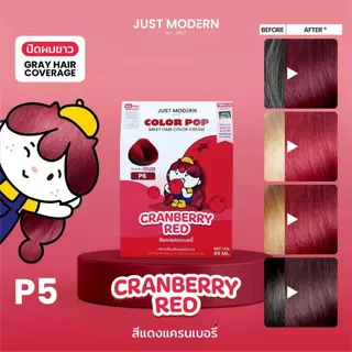 จัสท์โมเดอร์น คัลเลอร์ ป๊อป แฮร์ คัลเลอร์ Just Modern Color Pop Milky Hair Color Cream