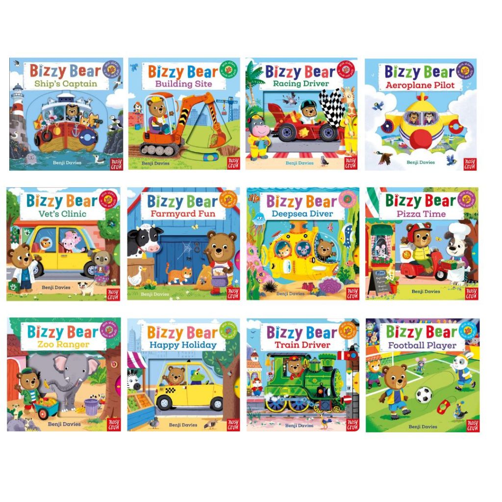 Bizzy Bear Series (Push & Pull Sliders)