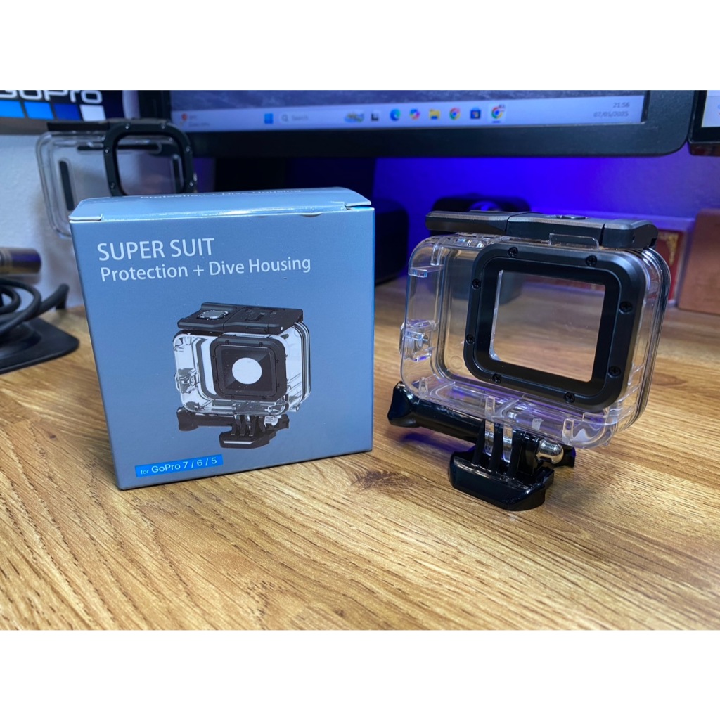 เคสกันน้ำ Housing Waterproof Shell for GoPro Hero 5,6, 7 Black, และรู่น GoPro Hero 2018