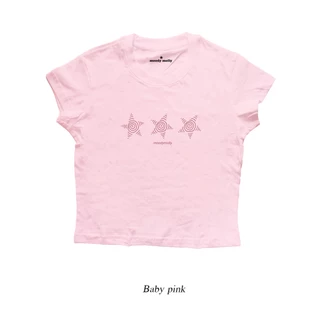 moodymolly New color เสื้อ babytee ลายสกรีนดาว