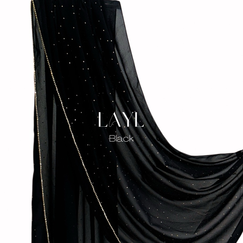 “Layl collection (ليل)  — เมื่อค่ำคืนตกหลุมรักแสงดาว” สีดำ