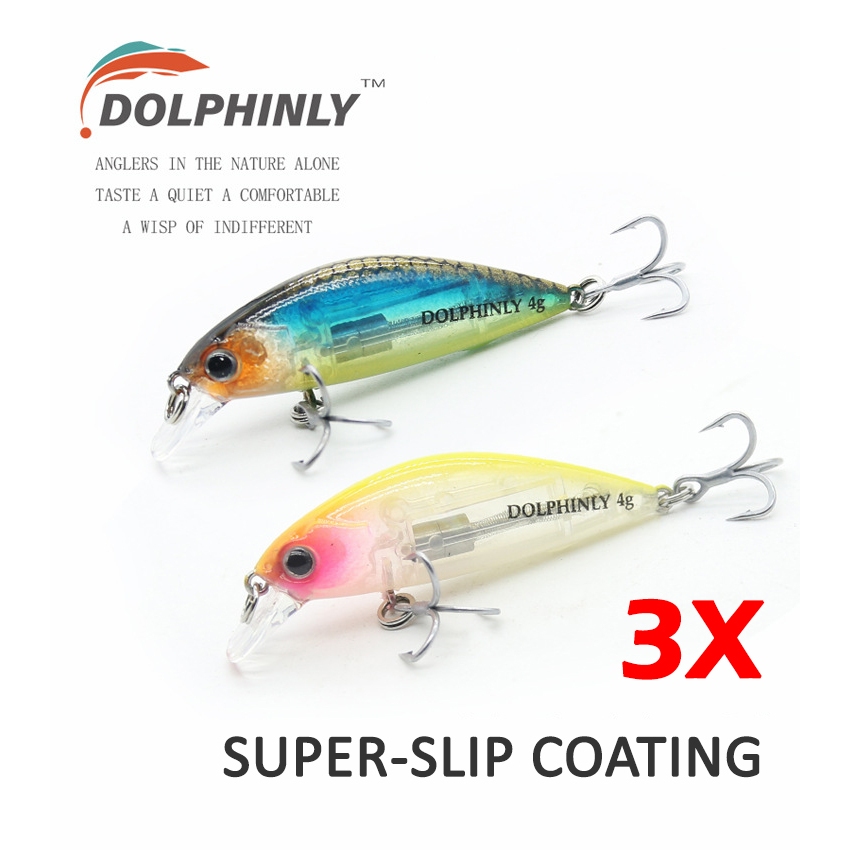 DOLPHINLY เหยื่อตกปลา MINNOW 4กรัม