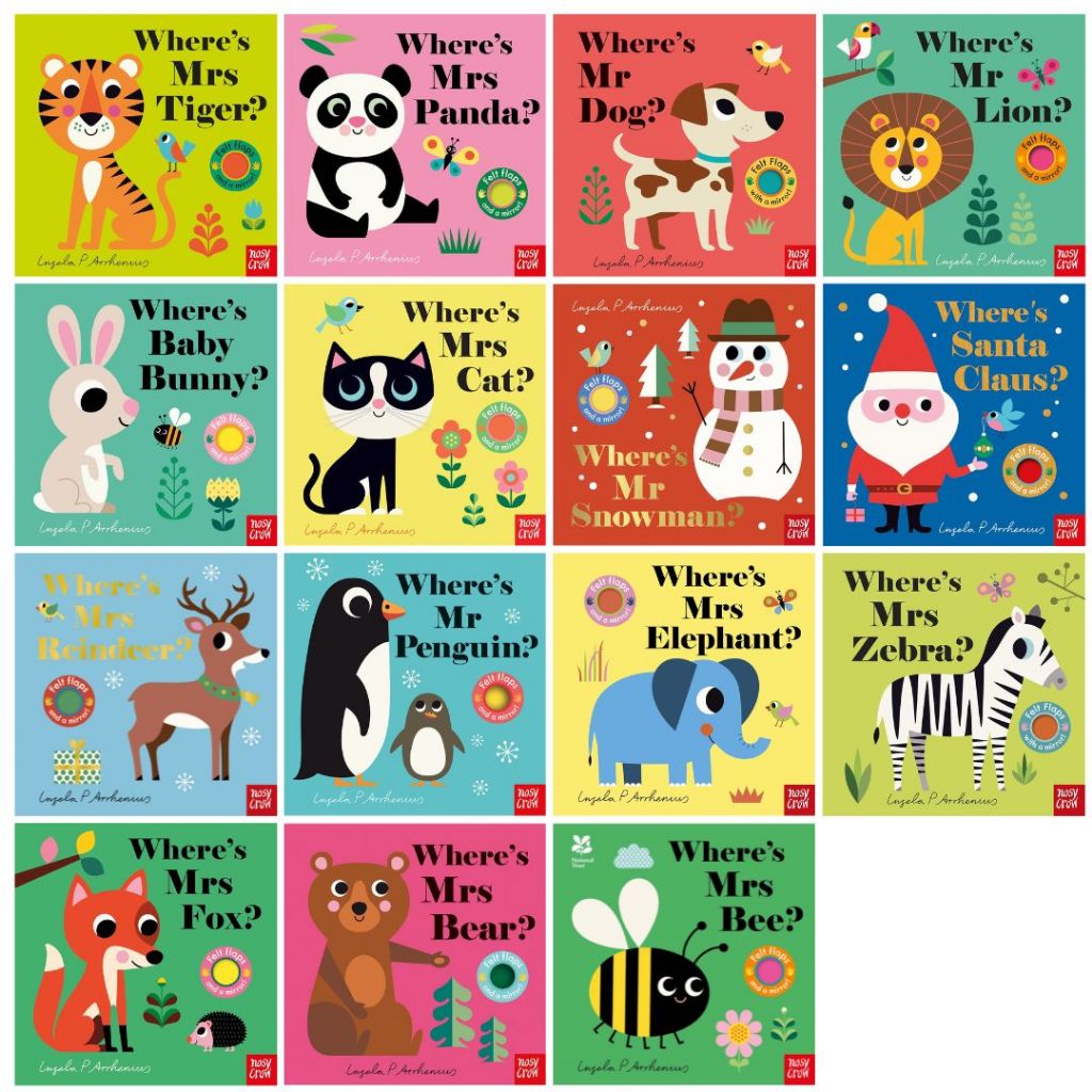 หนังสือผิวสัมผัส Nosy Crow - Where Series (Felt Flaps)