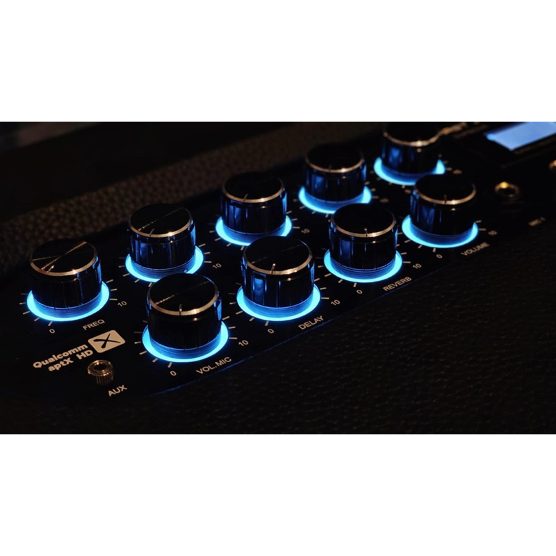 เพลทวอลลุ่มแบบแสงผ่านปุ่มวอลลุ่ม ใส่ตู้ลำโพงบลูทูะdiy วัสดุคอมโพสิท หนา4mm.