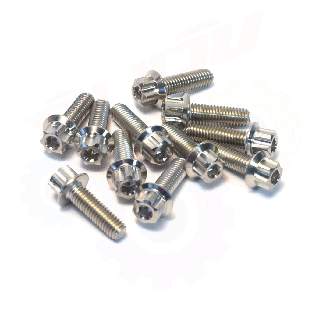 น็อตแตนเลส จานดิส รุ่น TENA/LS/WAVE100/DASH/SONIC/NOVA/NSR (หัวเฟื่อง 5G) น็อตจานงานเฮงสกรู - รูปที่ 4