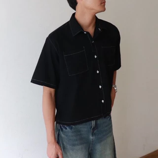 IBB MUSLIN CROPPED SHIRTS เสื้อเชิ้ตผ้าฝ้ายมัสลิน