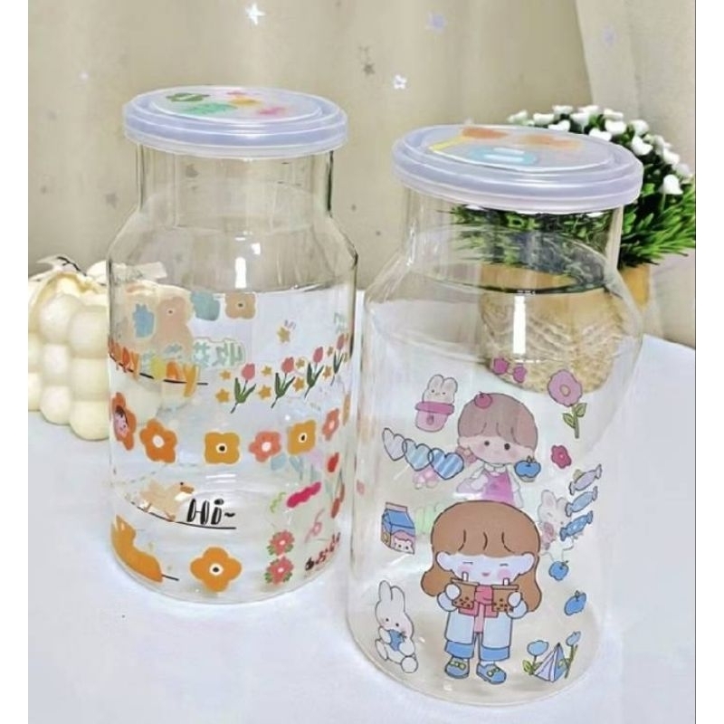 ถูกที่สุด   กระปุกออมสินขวดนม แถมฟรีสติกเกอร์ตกแต่ง ทุกใบ เปิดฝาได้ คุ้มมาก จุ คุ้ม