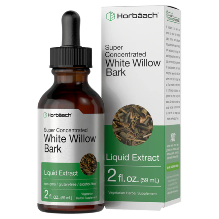 Horbaach White Willow Bark Extract | 2oz Liquid