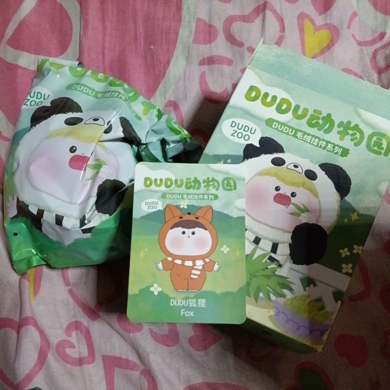DuDu ZOO จิ้งจอก  เช็คการ์ด ตากลิ้งได้