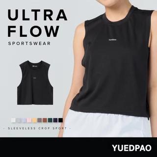 Yuedpao Sportswear 2025 เสื้อออกกำลังกายผู้หญิง ครอปแขนกุด Ultra Flow Sleeveless Crop