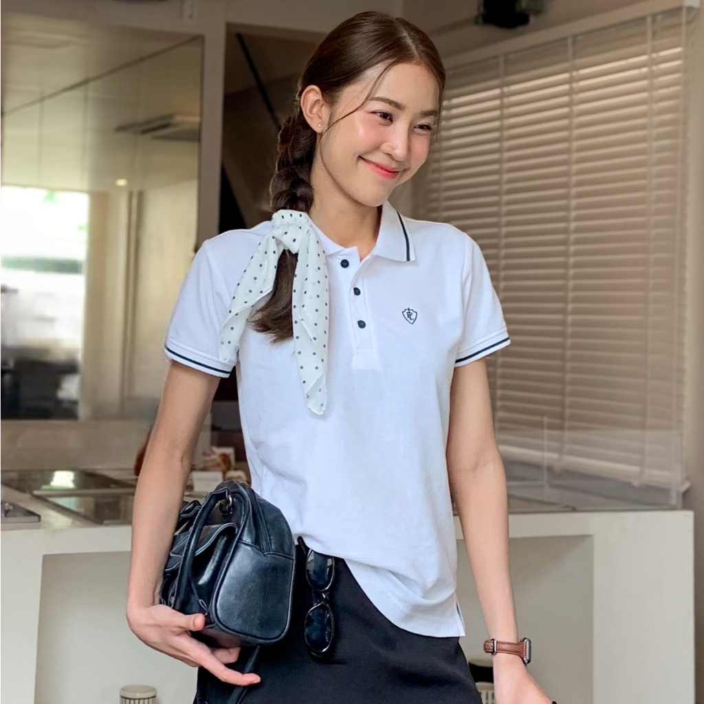 POLOLAND เสื้อโปโลทรงเข้ารูป รุ่น Dandy (2 สี) สไตล์ฝรั่งเศส