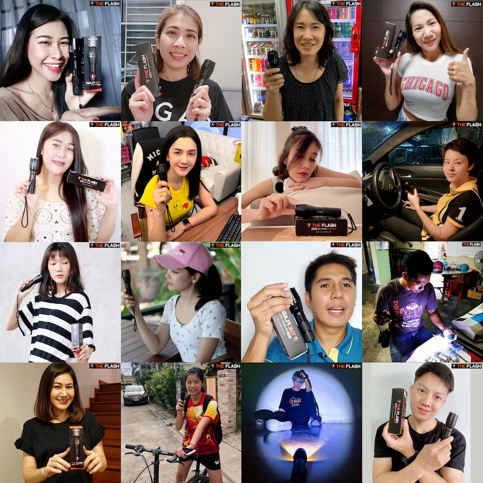 VRFITFIRST ไฟฉายพลังสูง 🔥 รุ่นขายดีในอเมริกา | สว่างจัด ซูมได้ กันน้ำ ถึกทน | ประกันศูนย์ไทย 5 ปี - รูปที่ 4