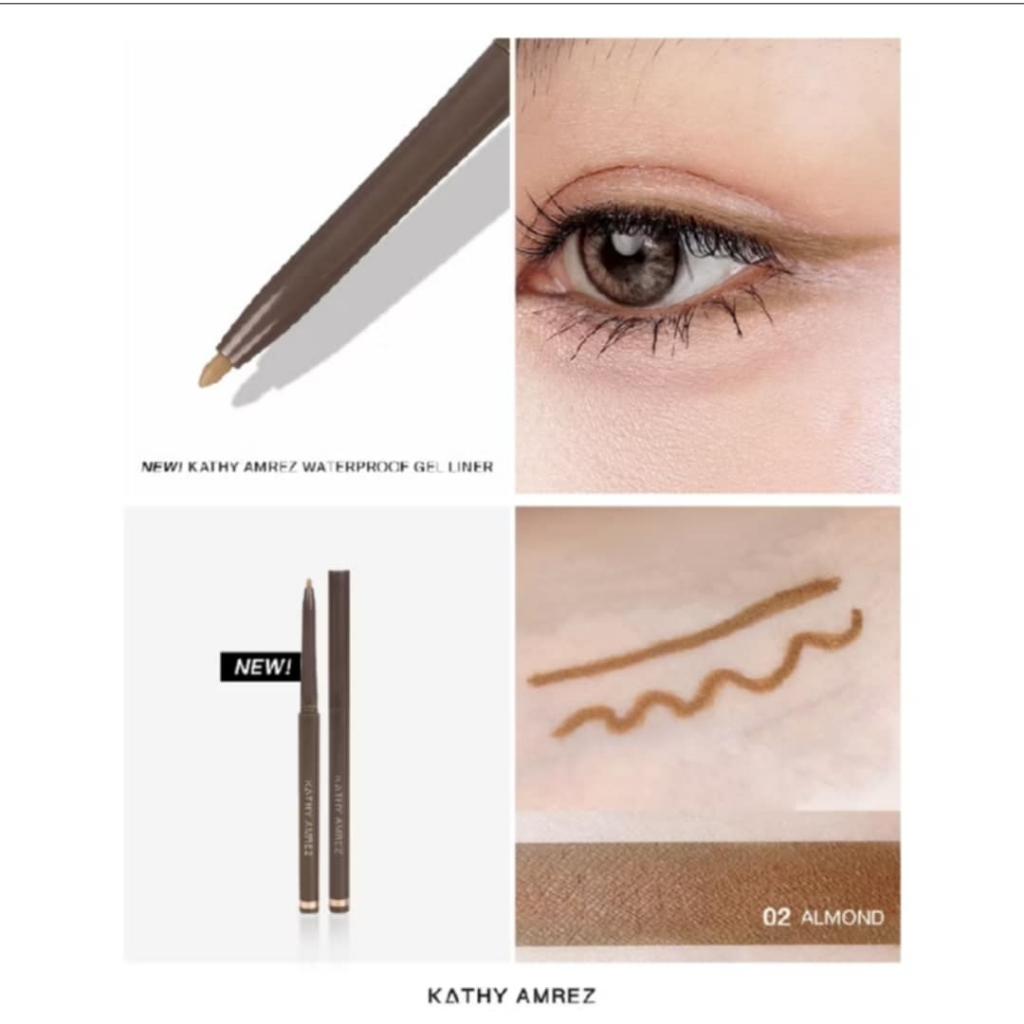 KATHY AMREZ WATERPROOF GEL LINER  ️เขียนง่ายสุดๆ อายไลเนอร์เนื้อเจล เจลไลน์เนอร์กระแต ราคา ถูกที่สุด ดีลบีเคเค แกลเลอรีภาพที่ 6