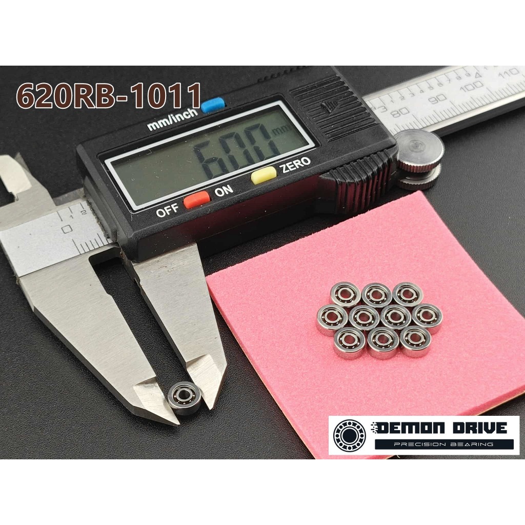 Demon Drive ตลับลูกปืน 620RB-1011 ขอบหนา(รังลูกปืนความเร็วสูง+โครงไล่เบา)  - Customized Hi-Speed 620RB-1011 Bearing