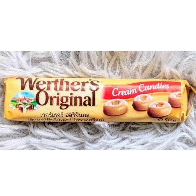 *พร้อมส่ง* ลูกอม Whether's Original 🌟2 ชิ้น 45 บาท🌟1 ชิ้น 24 บาท ขนาด 50 กรัม รสครีมเนย