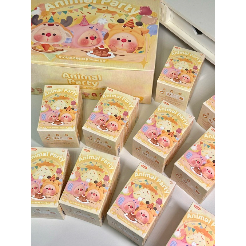 [พร้อมส่ง*จุ่มเดี่ยว*🦊] OYO animal party ตัวเกาะมือถือจิ๋ว จุ่มเดี่ยว