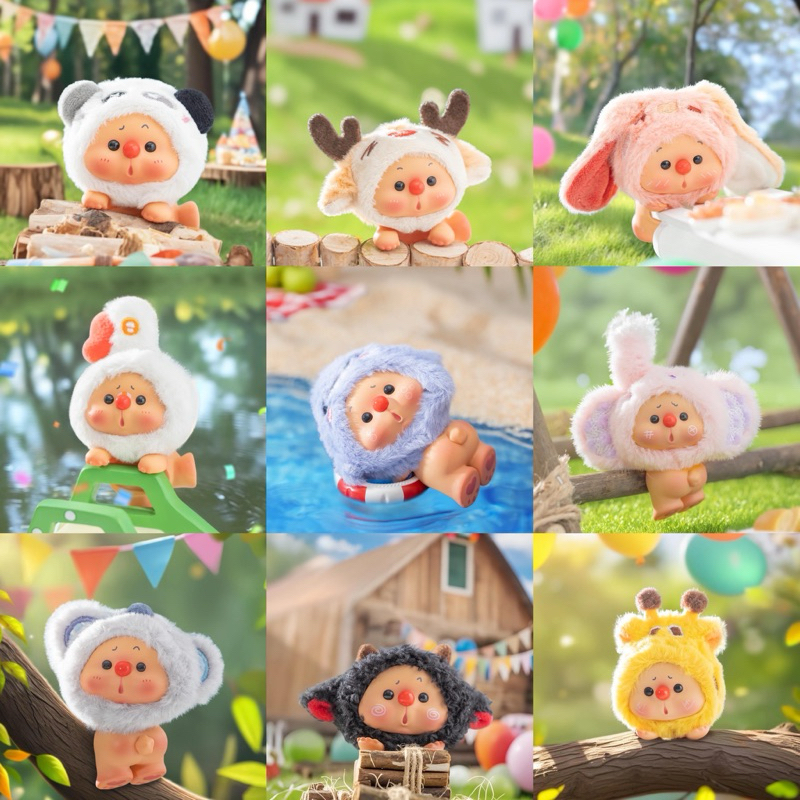 [พร้อมส่ง*จุ่มเดี่ยว*🦊] OYO animal party ตัวเกาะมือถือจิ๋ว จุ่มเดี่ยว