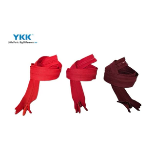 ซิปซ่อน YKK ซิปติดกระโปรง เสื้อผ้า ขนาด 9 นิ้ว ,12 นิ้ว | YKK Concealed Invisible zips (Nylon)