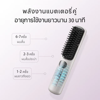 [NEW]Yoole Hair Straightening Brush ยูเลอร์ หวีไฟฟ้าไร้สาย แปรงยืดผมไฟฟ้า พกพาสะดวก มีไอออนบำรุงเส้นผม