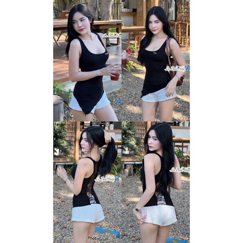 mnv_shop งานมาใหม่นะคะ เรย่อนเกรดA กล้ามแต่งลูกไม้หลัง ติดอะไหล่แบรนด์ La Belle